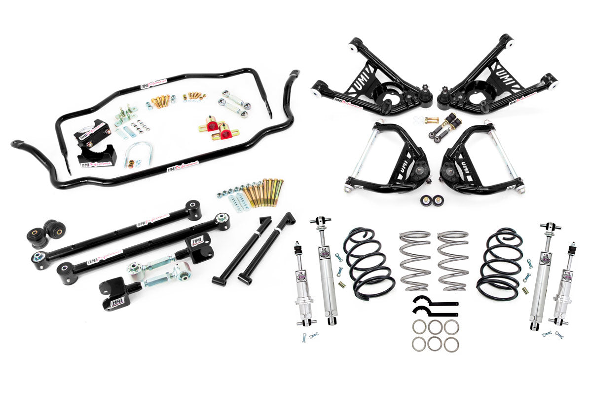 ABF408-2 - 1965-1966 GM A-Body Handling Kit- Stage 4, 2" Lowering Springs