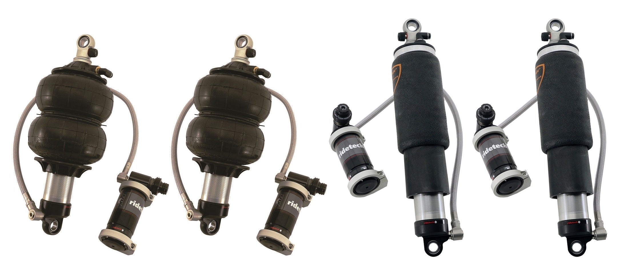 Front And Rear TQ Shockwaves For 1964-1972 GM A-Body With Ridetech Chassis.