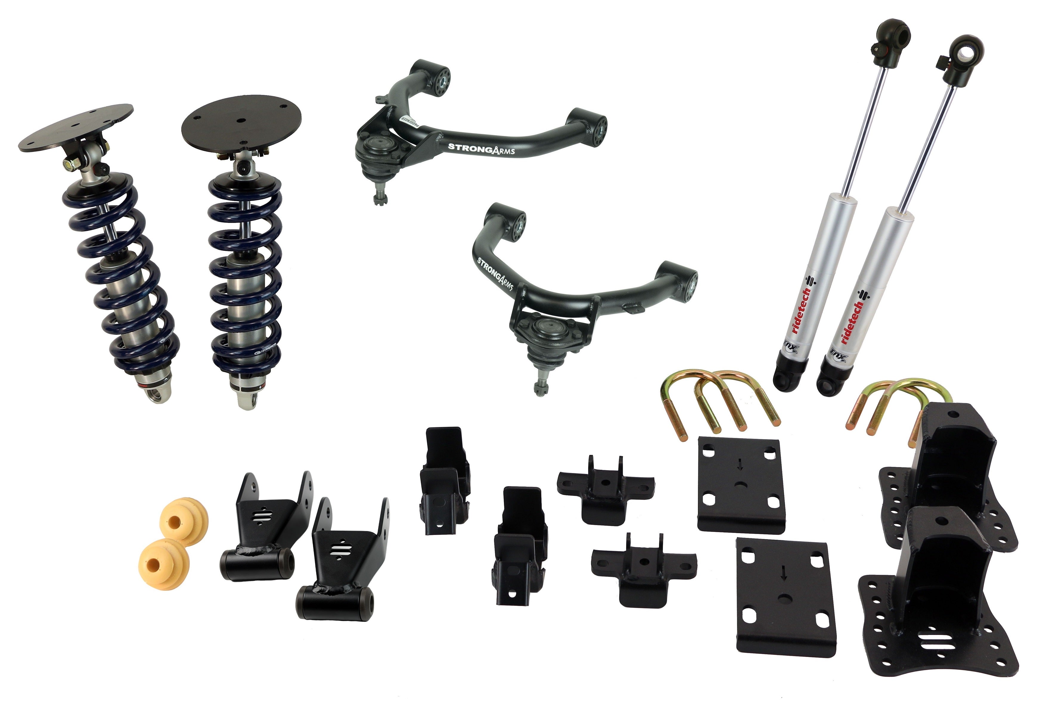 StreetGrip System For 2007-2016 Silverado 1500 2WD With OE Cast Steel Arms.