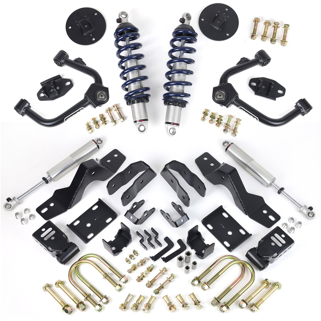 Ridetech Lowering System For 2019-2026 Silverado / Sierra 1500 4WD Axle Group A.