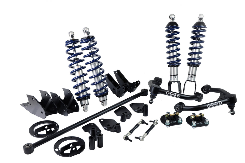 Front And Rear Coil-Over Lowering System For 2019-2026 Ram 1500 2WD.
