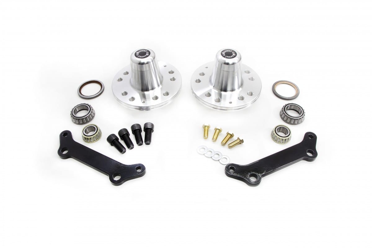 1978-1988 GM G-Body C5/C6 Front Brake Conversion Hubs, Bearings, Bracket Kit