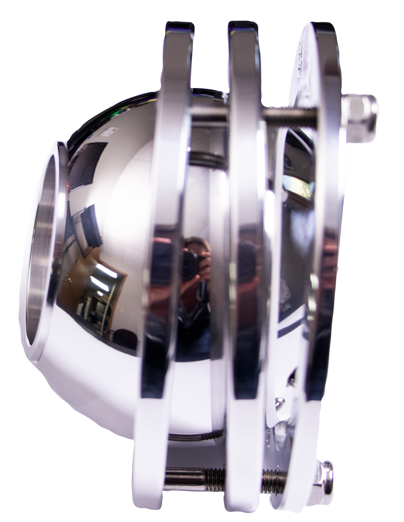 Floor Mount Swivel Ball Polished 1 1/2-inch