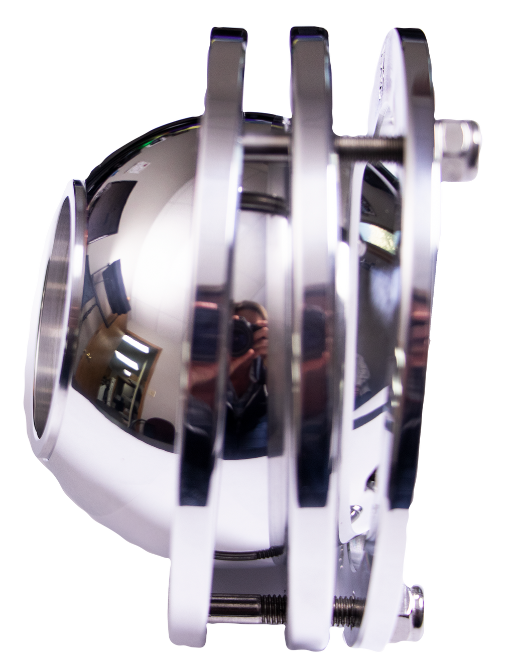 Floor Mount Swivel Ball Polished 1 1/2-inch