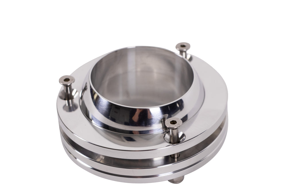 Floor Mount Swivel Ball Polished 2 1/4 For Chrome Column