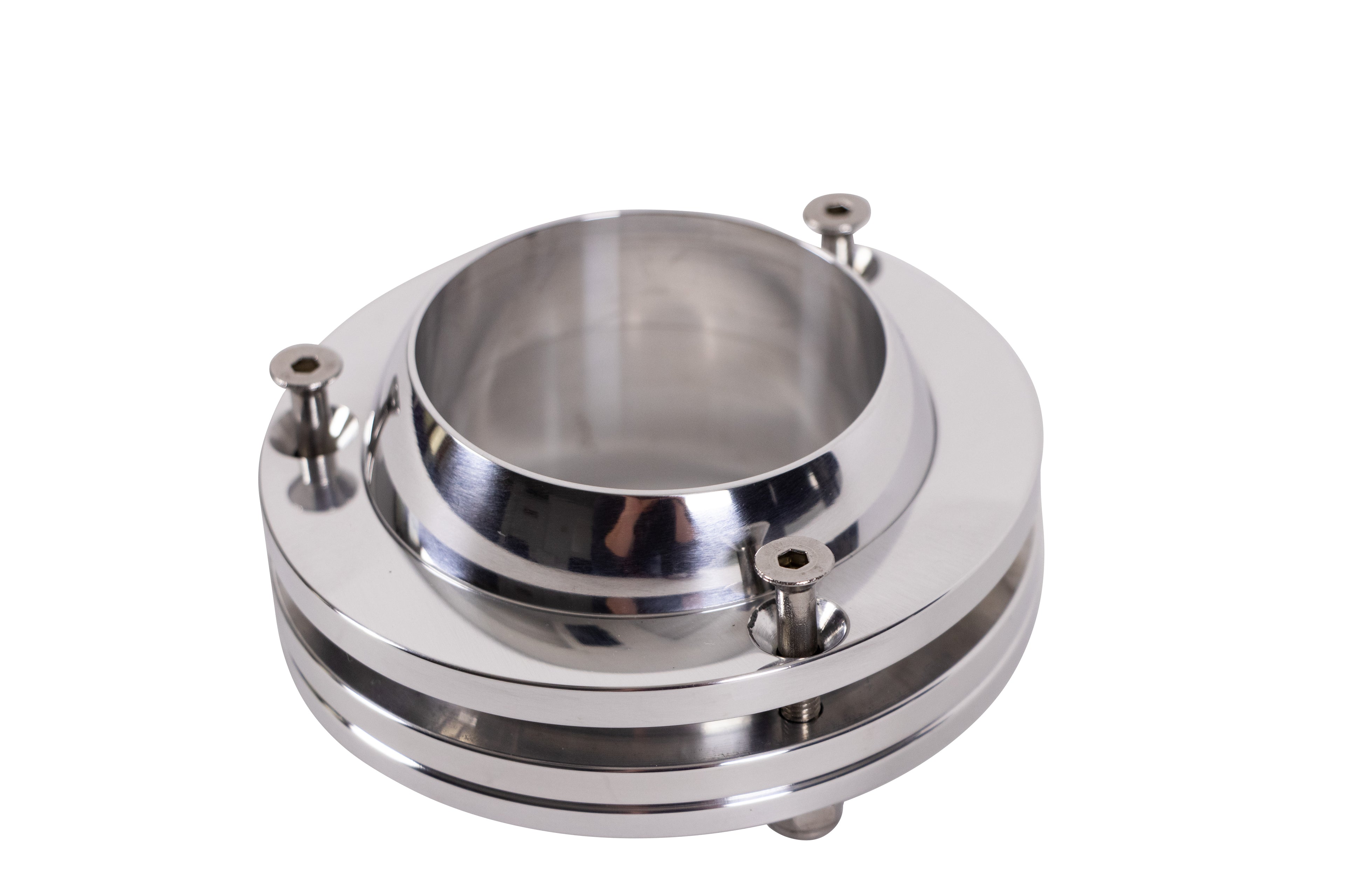 Floor Mount Swivel Ball Polished 2 1/4 For Chrome Column