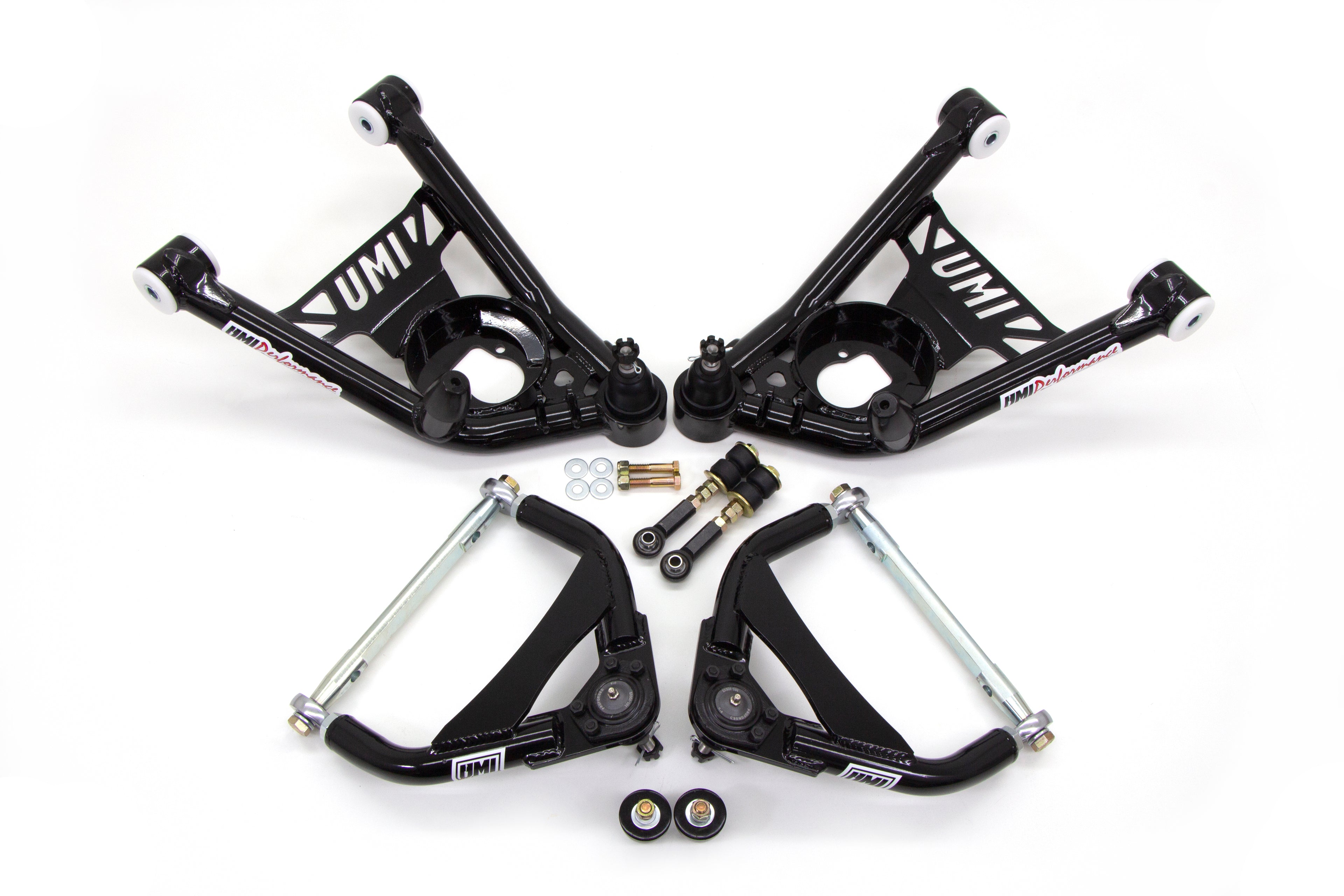 403256-3 - 64-72 GM A-Body Tubular Upper & Lower A-Arm Kit- Delrin Bushings