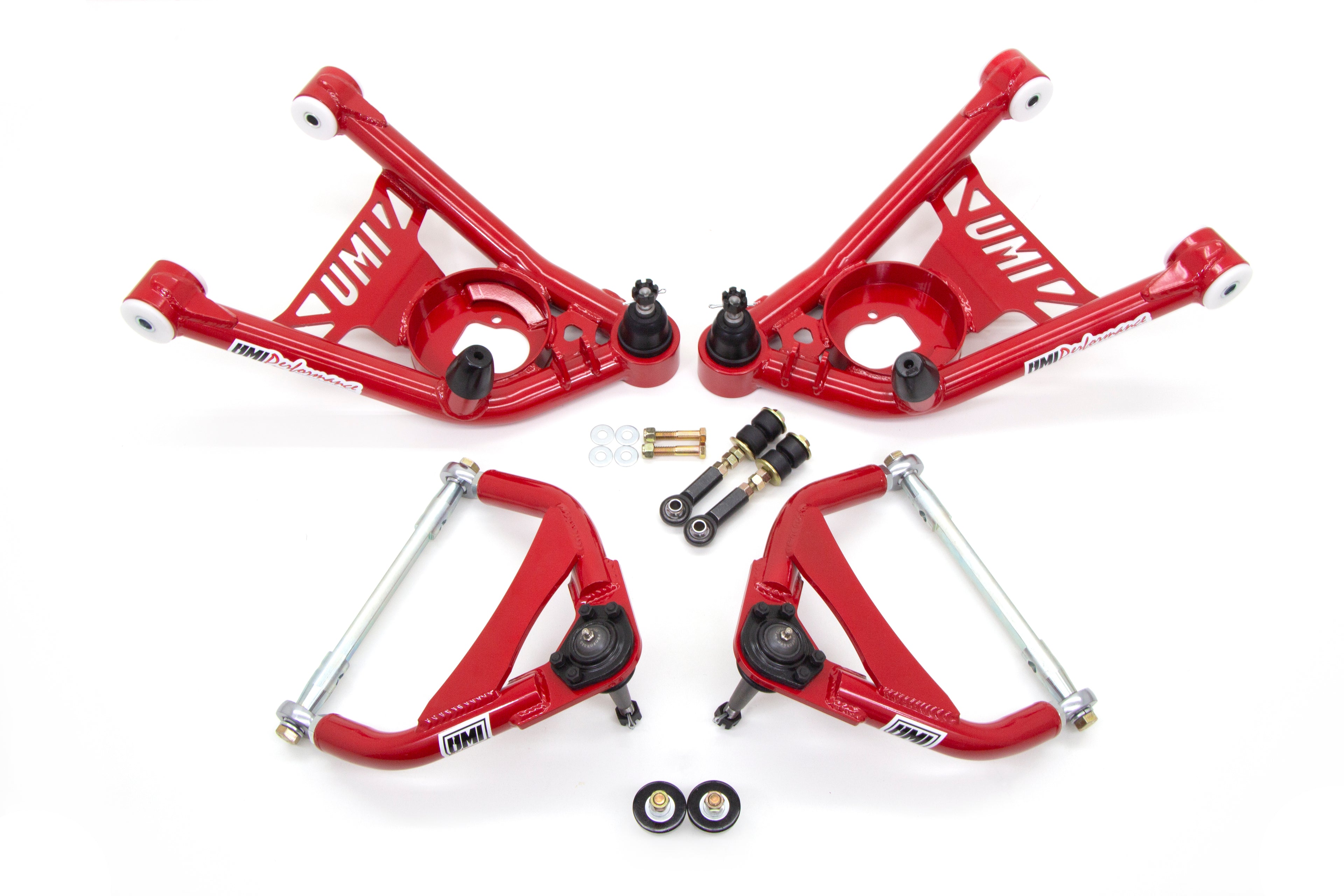 403256-3 - 64-72 GM A-Body Tubular Upper & Lower A-Arm Kit- Delrin Bushings