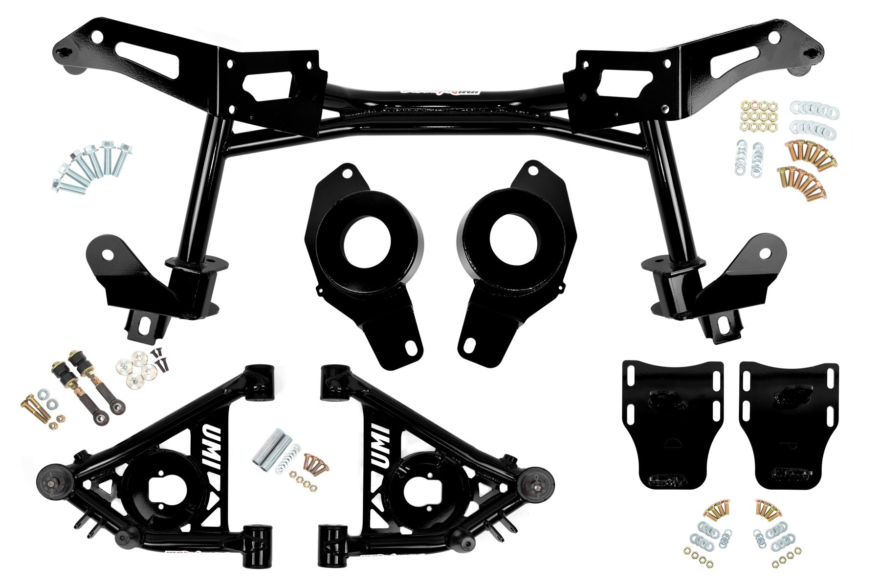 240331 - 1982-1992 GM F-Body Tubular K-member & A-arm Pkg, LS, Factory Springs