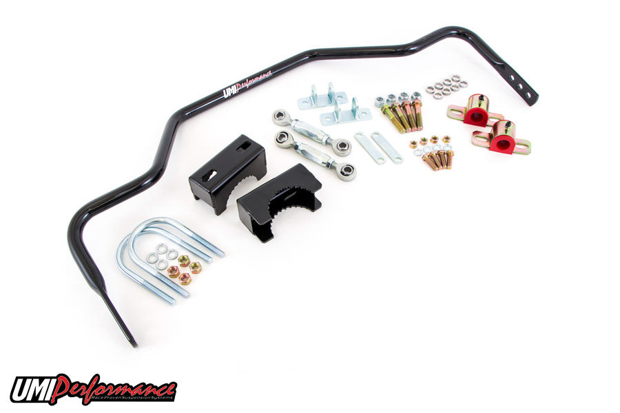 3044-275 - 1978-1988 GM G-Body 1” Tubular Rear Sway Bar, Chassis Mounted
