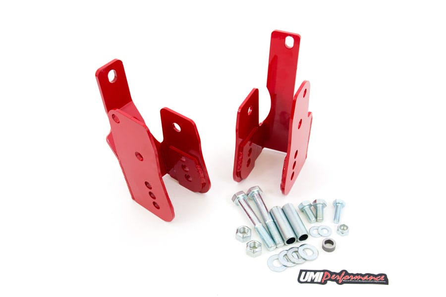1060 - 2005-2014 Ford Mustang Rear Control Arm Relocation Brackets- Bolt In
