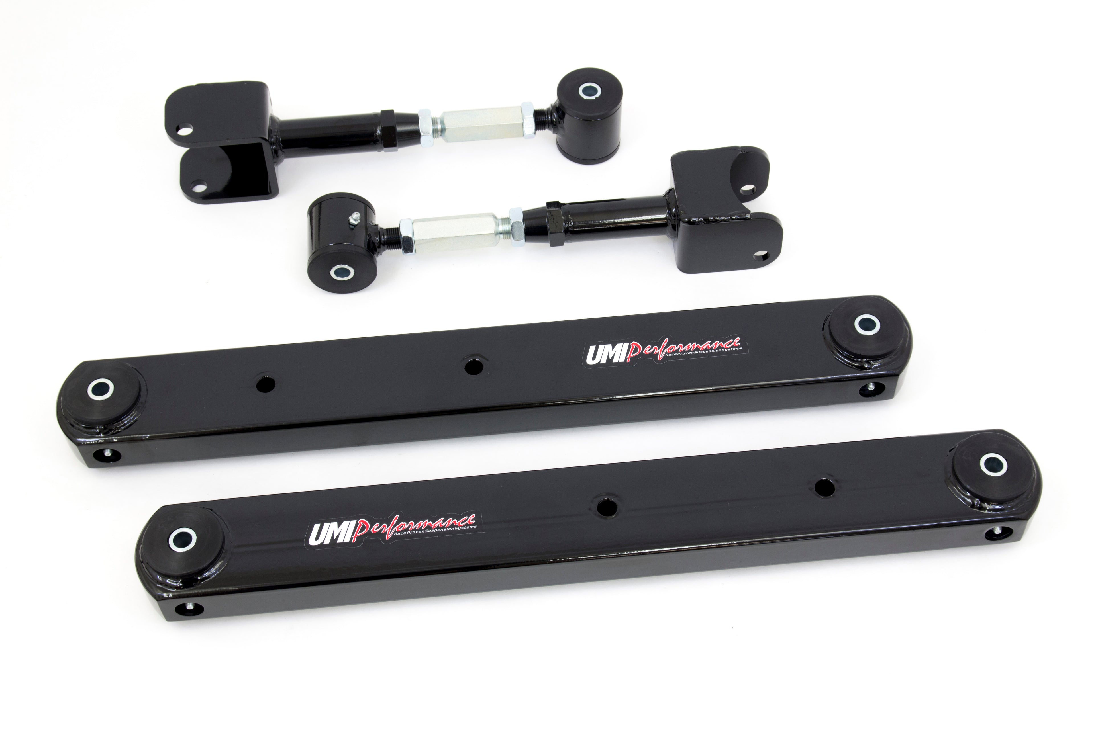 402126 - 1964-1967 GM A-Body Rear Control Arm Kit, Boxed Lowers, Adj Uppers