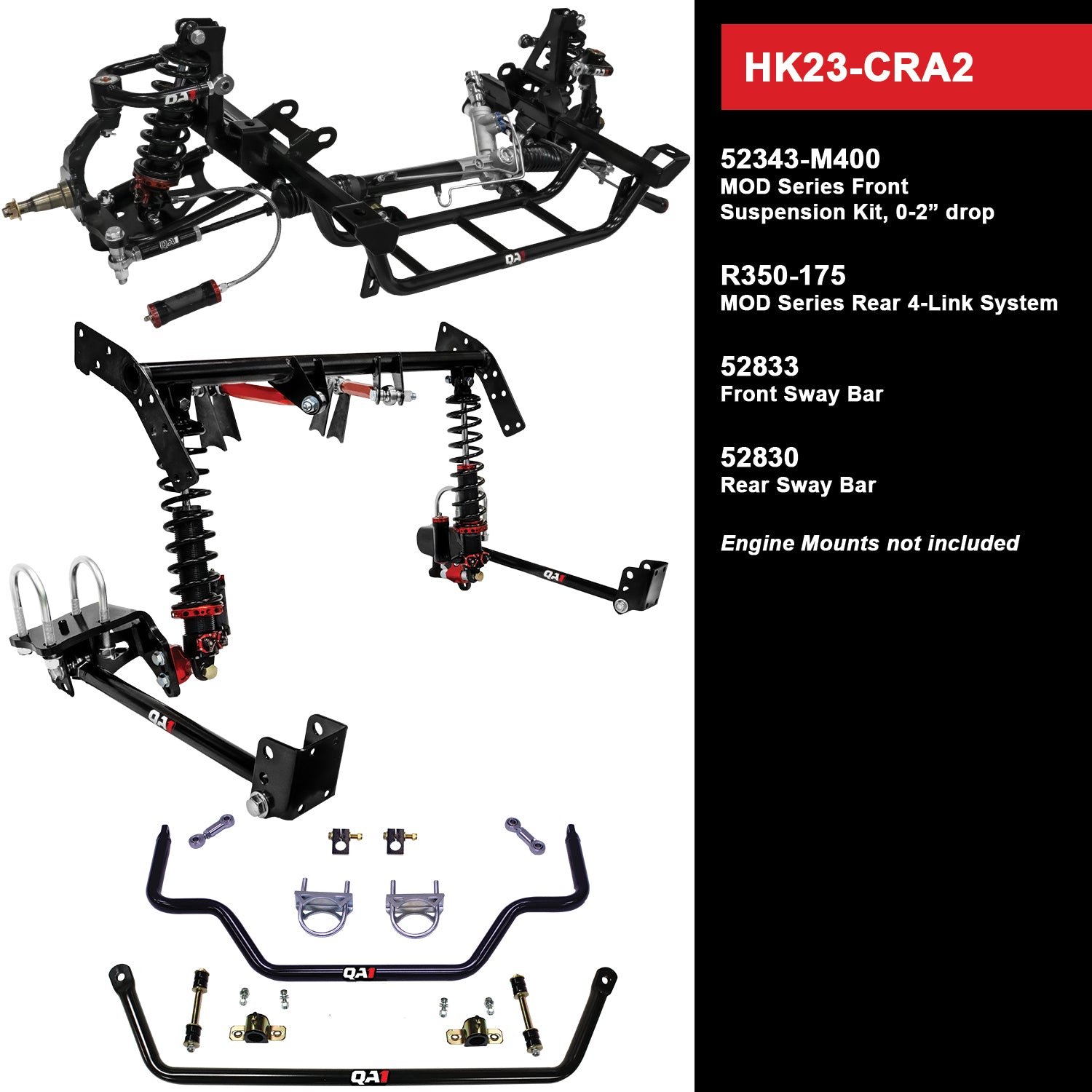 QA1 Suspension Kit HK23-CRA2