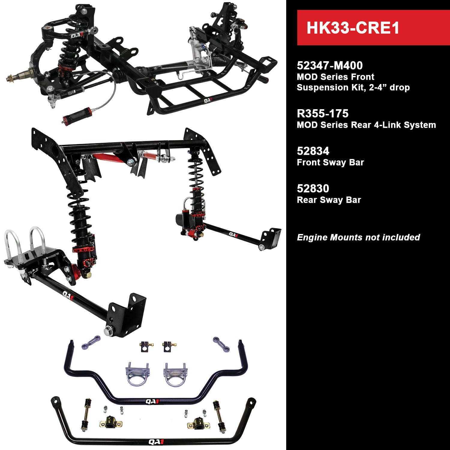 QA1 Suspension Kit HK33-CRE1
