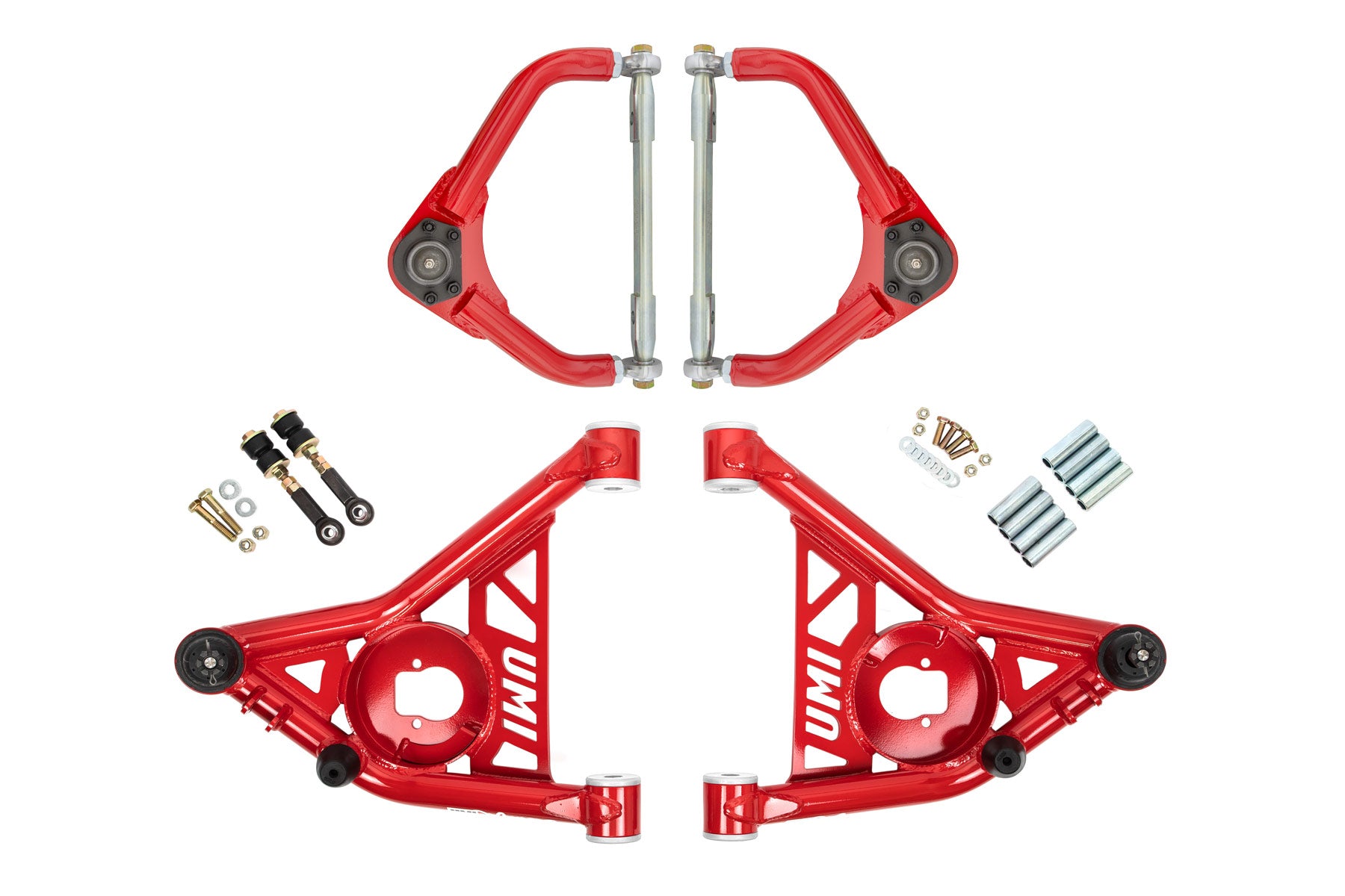 265256-1 - 1970-1981 GM F-Body A-arm Kit, Delrin Bushings, Adj, Tall Ball Joint