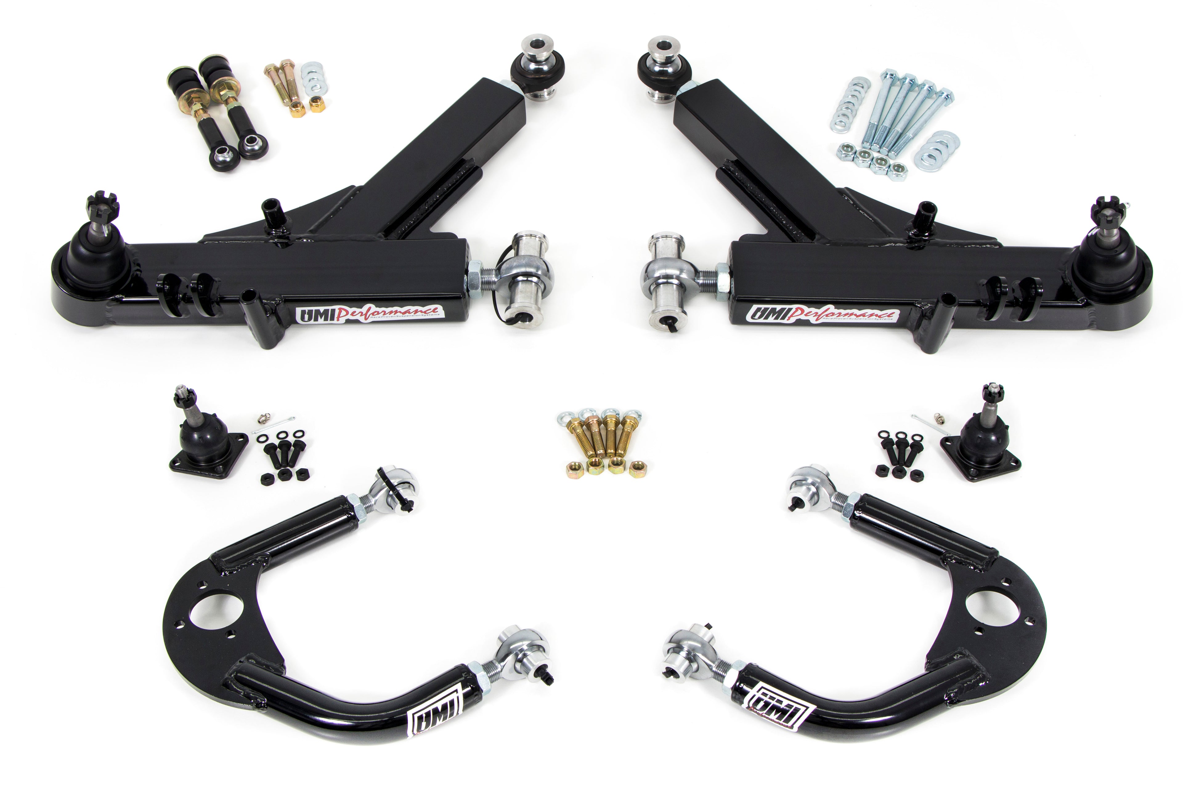 230910 - 1993-2002 GM F-Body Front A-Arm Kit, Road Race, Boxed Lower + Adj Upper