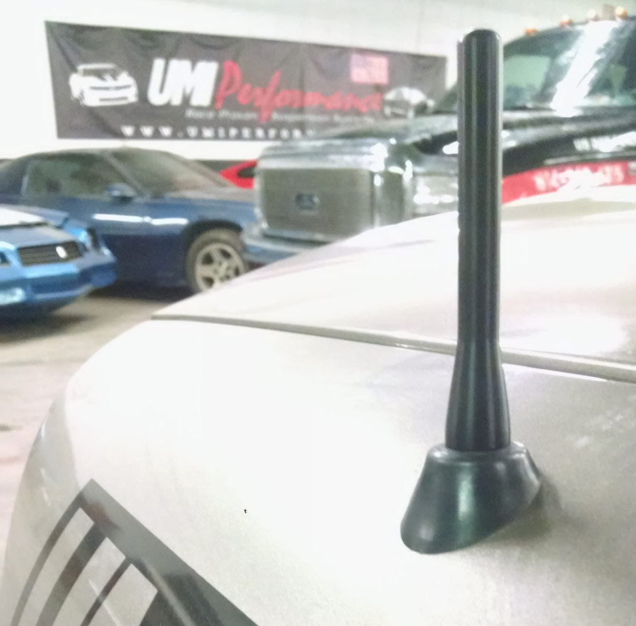 2996 - 1982-2002 Chevrolet Camaro Short Antenna, Aluminum, Black