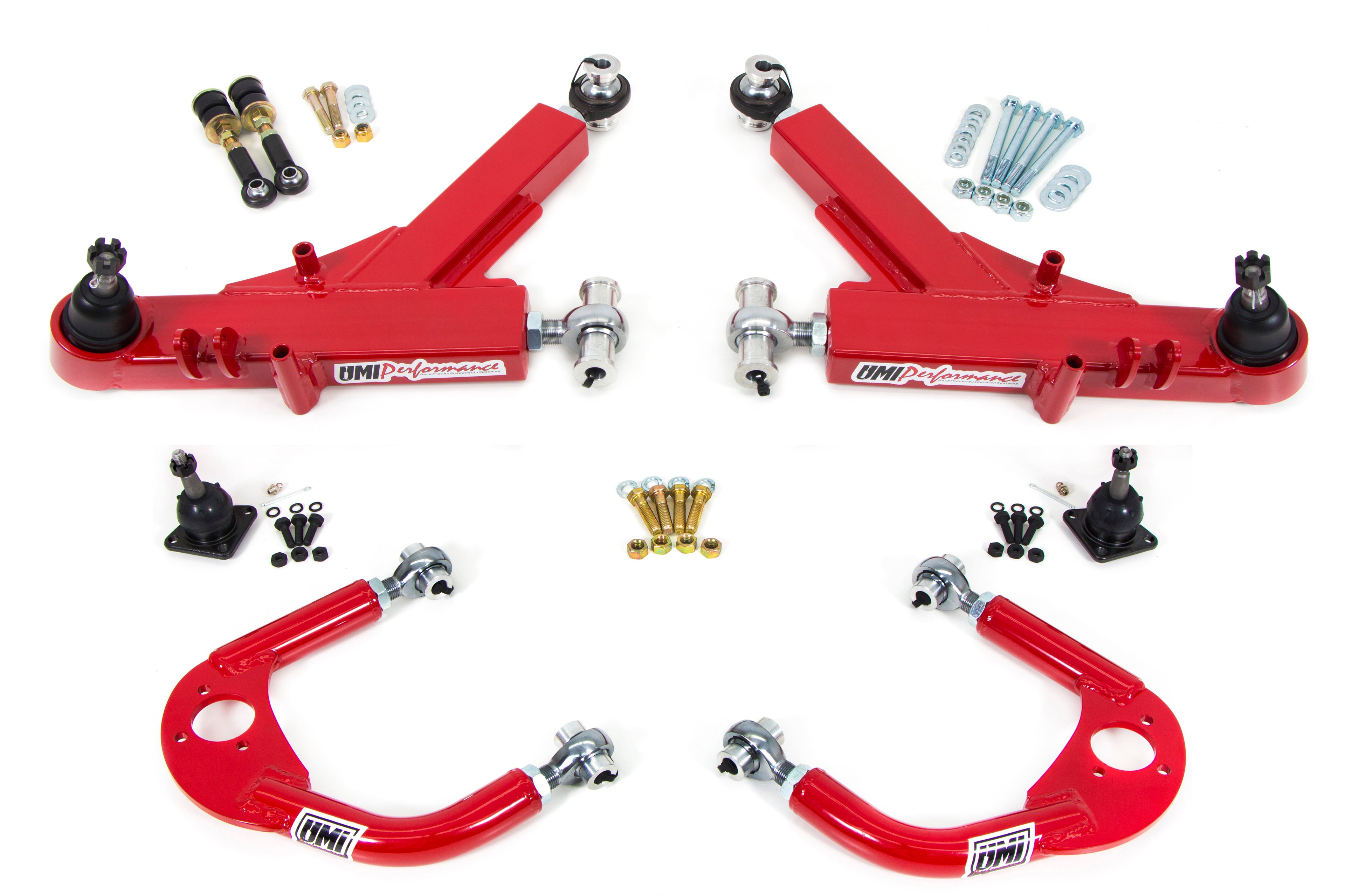 230910 - 1993-2002 GM F-Body A-Arm Kit, Road Race, Boxed Lower + Adj Upper