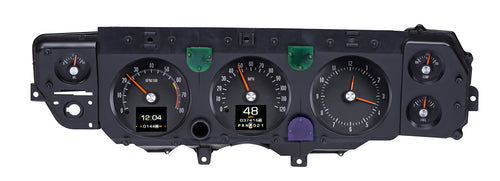 Cluster shown with optional bezel