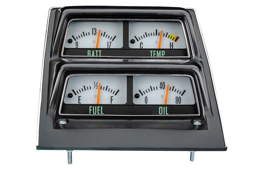 Console gauges close-up