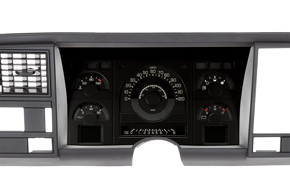 Shown in dash (off)