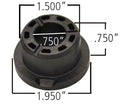 Delrin Control Arm Bushing  2.0" Large OD  1.500 Small OD  .75" ID  1.00 OAL
