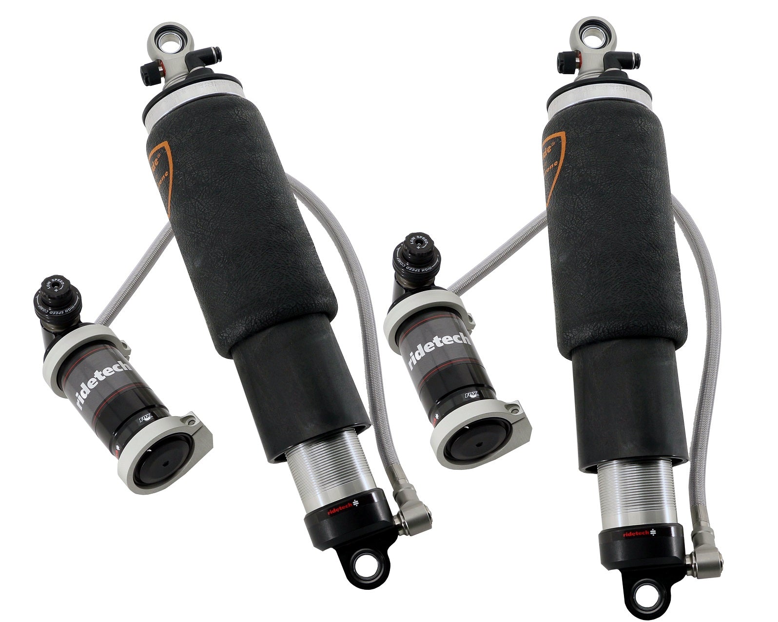 Rear TQ Shockwaves  7000 Series With 6.3" Stroke And 2" Stud.